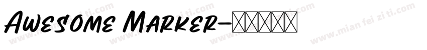 Awesome Marker字体转换